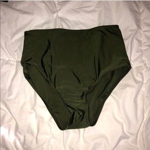 High waisted bikini bottom